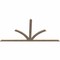 Ekena Millwork Richland Smooth Timber Gable Bracket, Douglas Fir, 96"W x 48"H x 1 1/2"D x 3 1/2"F, 12/12 Pitch GBW096X48X0204RIC00SDF - alternate 4